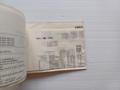 Honda CB 650 SC 1984 manuale uso manutenzione italiano originale