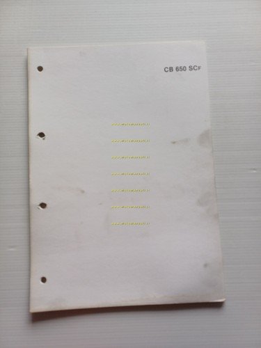 Honda CB 650 SC scheda informazioni tecniche manuale officina italiano …