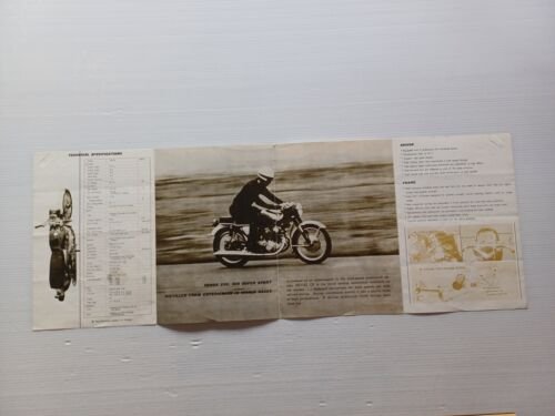Honda CB 72 250 - 300 Super Sport 1961 depliant …