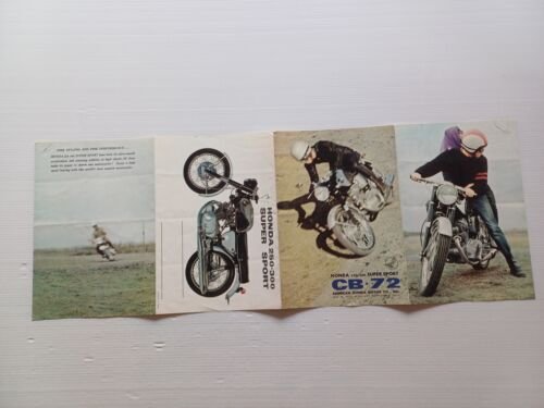Honda CB 72 250 - 300 Super Sport 1961 depliant …