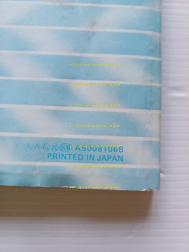 Honda CB 750 C 1980 manuale uso manutenzione originale italiano