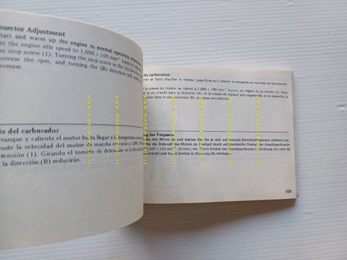 Honda CB 750 C 1980 manuale uso manutenzione originale italiano