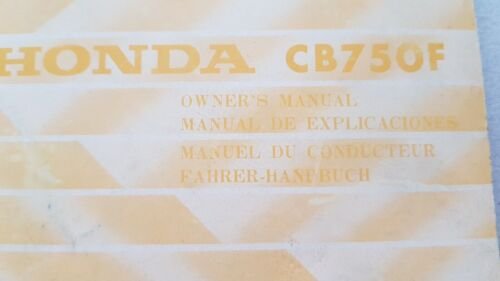 Honda CB 750 F 1977 manuale uso manutenzione libretto moto …
