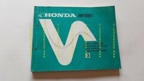 HONDA CB 750 F 1980 catalogo ricambi ORIGINALE moto spare …