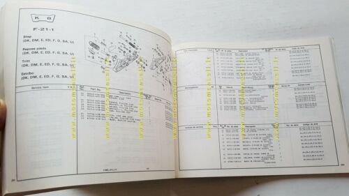 HONDA CB 750 F 1980 catalogo ricambi ORIGINALE moto spare …