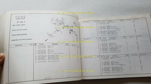 HONDA CB 750 F 1980 catalogo ricambi ORIGINALE moto spare …