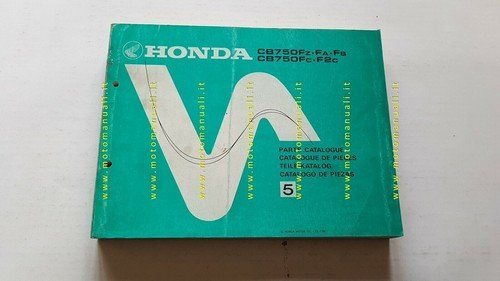 HONDA CB 750 F 1981 catalogo ricambi ORIGINALE moto spare …