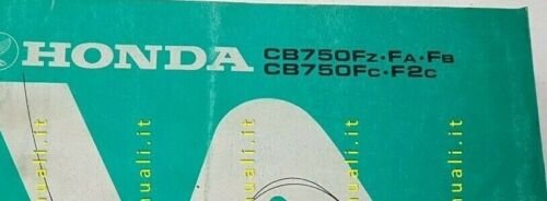 HONDA CB 750 F 1981 catalogo ricambi ORIGINALE moto spare …