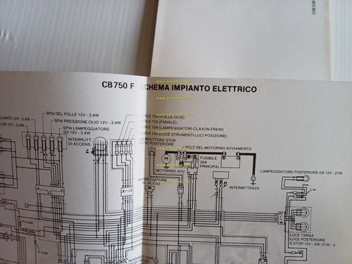 Honda CB 750 F 1983 manuale uso manutenzione originale ITALIANO