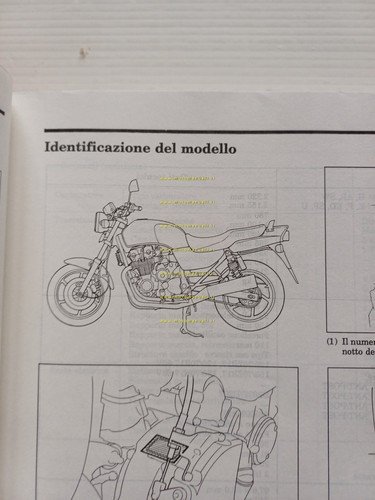 HONDA CB 750 F II 1992 manuale officina ITALIANO originale