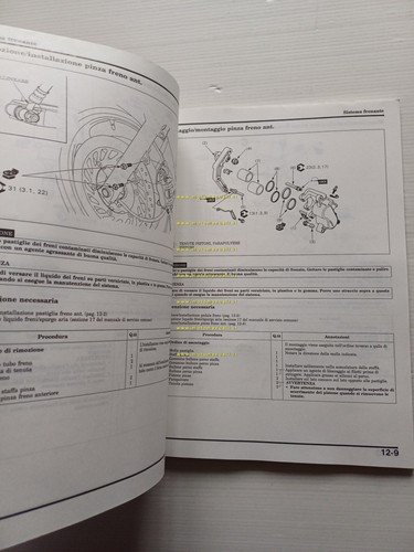 HONDA CB 750 F II 1992 manuale officina ITALIANO originale