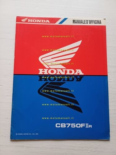 Honda CB 750 F II VARIANTI 1994 manuale officina ITALIANO …