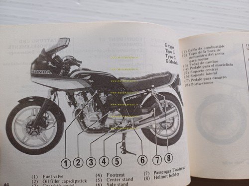 Honda CB 750 F2 1981-82 manuale uso manutenzione libretto istruzioni …