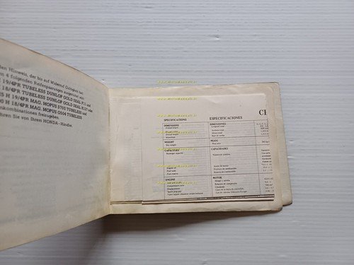 Honda CB 750 F2 1981-82 manuale uso manutenzione libretto istruzioni …