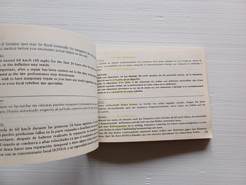 Honda CB 750 F2 1981-82 manuale uso manutenzione libretto istruzioni …