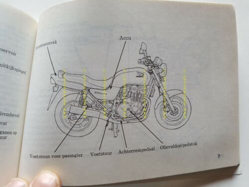 Honda CB 750 F2 1991 manuale uso originale NO ITALIANO …