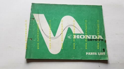 HONDA CB 750 FOUR F2-A 1976 catalogo ricambi ORIGINALE spare …