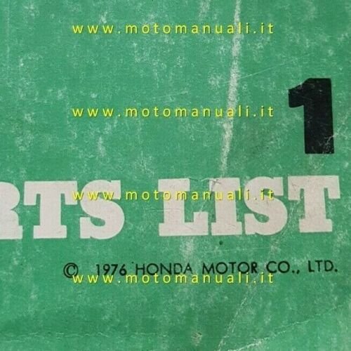 HONDA CB 750 FOUR F2-A 1976 catalogo ricambi ORIGINALE spare …