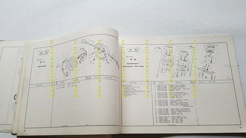 HONDA CB 750 FOUR F2-A 1976 catalogo ricambi ORIGINALE spare …