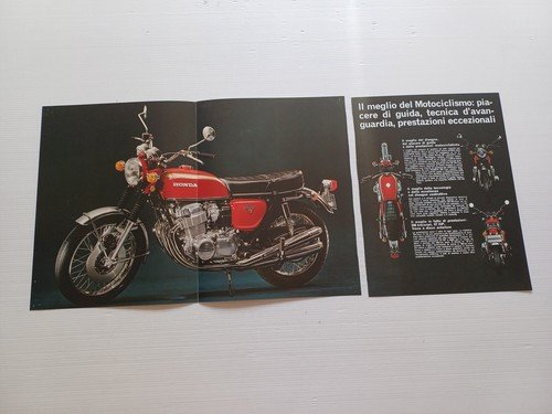 Honda CB 750 Four K1 1971 depliant italiano originale
