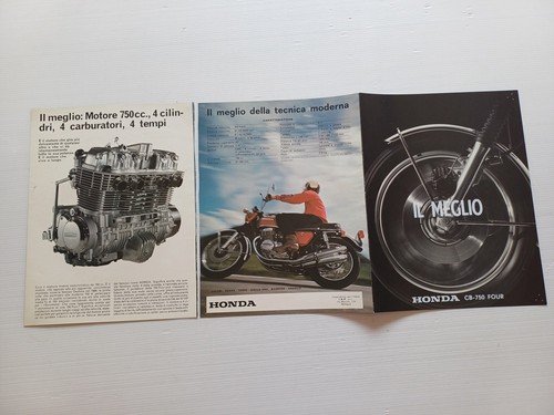 Honda CB 750 Four K1 1971 depliant italiano originale