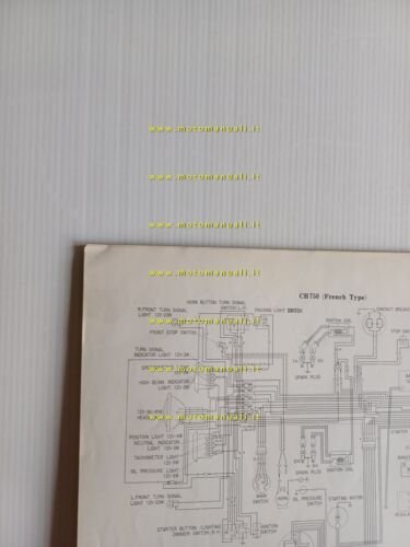 Honda CB 750 Four K1 1973 aggiornamento SUPPLEMENTO manuale officina …