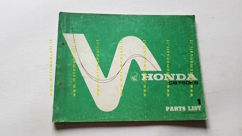 HONDA CB 750 FOUR K6 1975 catalogo ricambi ORIGINALE spare …