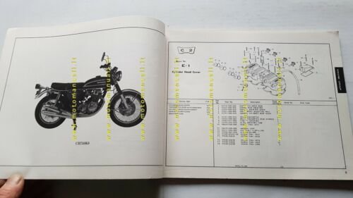 HONDA CB 750 FOUR K6 1975 catalogo ricambi ORIGINALE spare …