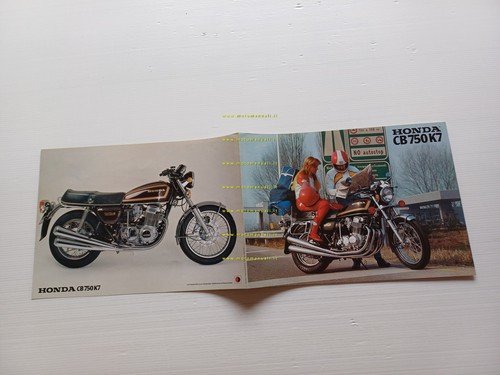 Honda CB 750 Four K7 1976 depliant ITALIANO originale