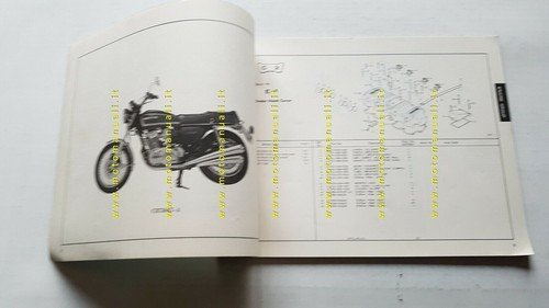 HONDA CB 750 FOUR K7-A 1976 catalogo ricambi ORIGINALE spare …