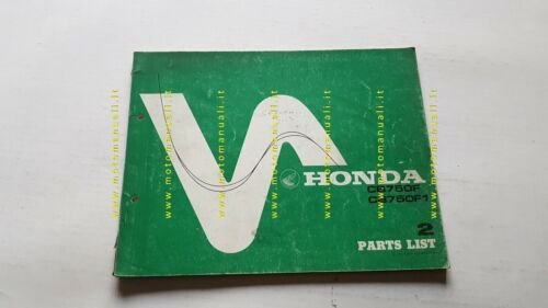 HONDA CB 750 FOUR SS 1976 catalogo ricambi ORIGINALE spare …