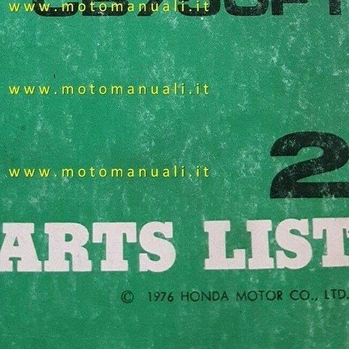 HONDA CB 750 FOUR SS 1976 catalogo ricambi ORIGINALE spare …
