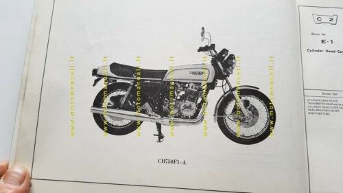 HONDA CB 750 FOUR SS 1976 catalogo ricambi ORIGINALE spare …