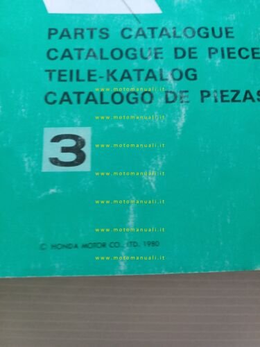 HONDA CB 750 K - L 1980 catalogo ricambi originale