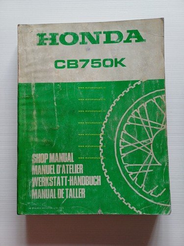 HONDA CB 750 K 1978 manuale officina riparazione originale