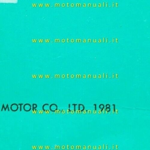Honda CB 900 F - F2 1981 catalogo ricambi originale …