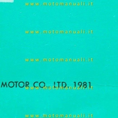 Honda CB 900 F - F2 1981 catalogo ricambi originale …