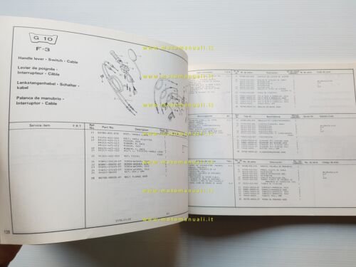 Honda CB 900 F 1978 catalogo ricambi originale spare parts …