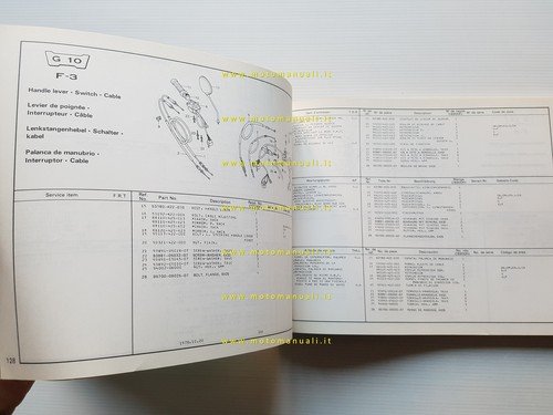 Honda CB 900 F 1978 catalogo ricambi originale spare parts …