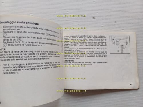 Honda CB 900 F 1980 manuale uso manutenzione libretto ITALIANO …