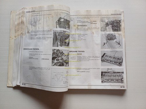 HONDA CB 900 F2 2001-02 manuale officina ITALIANO originale