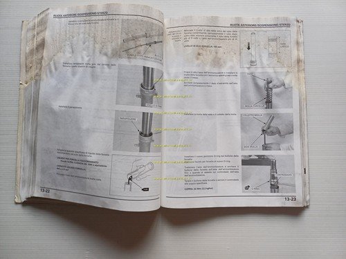 HONDA CB 900 F2 2001-02 manuale officina ITALIANO originale