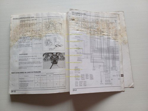HONDA CB 900 F2 2001-02 manuale officina ITALIANO originale