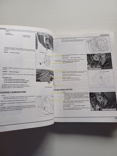 HONDA CBF 500 A 2004 manuale officina ITALIANO originale