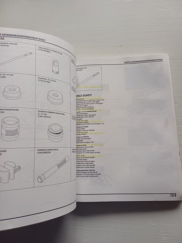 HONDA CBF 500 A 2004 manuale officina ITALIANO originale