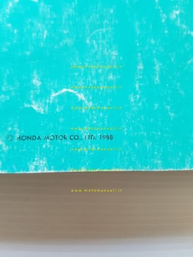 HONDA CBR 1000 F - Hurricane 1988 catalogo ricambi italiano …