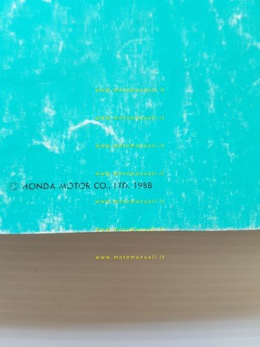 HONDA CBR 1000 F - Hurricane 1988 catalogo ricambi italiano …