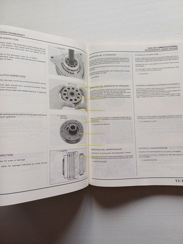 HONDA CBR 1000 F 1987 manuale officina ITALIANO inglese spagnolo …