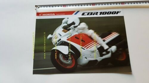 Honda CBR 1000 F 1989 depliant ITALIANO moto originale brochure