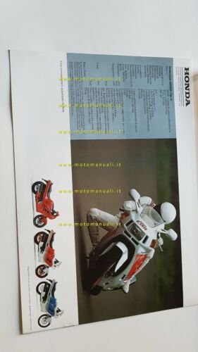 Honda CBR 1000 F 1989 depliant ITALIANO moto originale brochure